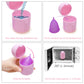 2PCS Reusable Medical Grade Silicone Menstrual Cup(S Size) & 2PCS Matching Sterilizer Box - Microwave Safe Disinfector Case, Heat Resistant 130°C (Pink Set)