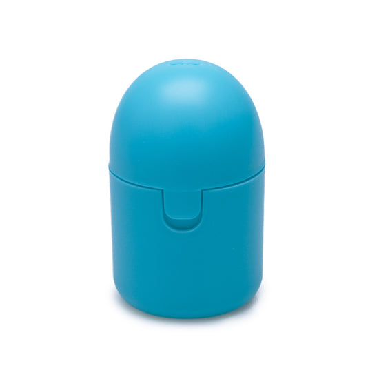 2PCS Reusable Medical Grade Silicone Menstrual Cup(S Size) & 2PCS Matching Sterilizer Box - Microwave Safe Disinfector Case, Heat Resistant 130°C (Blue Set)