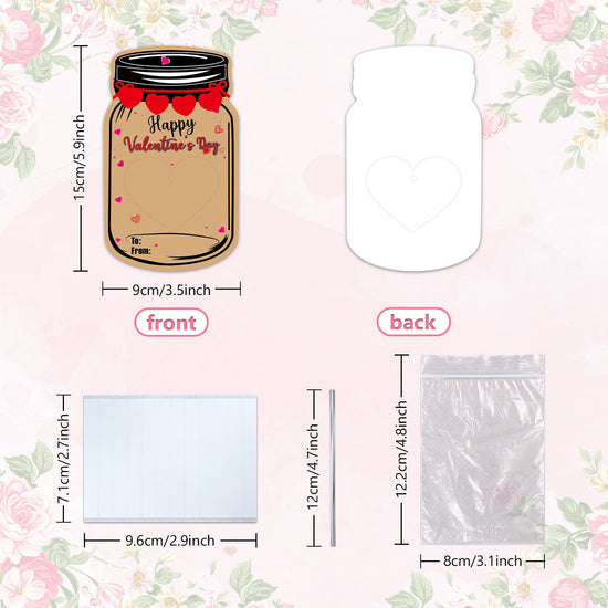 50PCS Valentine&