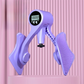 2-in-1 Purple Smart LCD Counting Kegel Trainer for Glute Lifting & Leg Toning - Adjustable Resistance & 360° Rotating Baffles for Postpartum Recovery & Pelvic Health