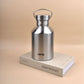 2L Large Capacity Outdoor Sports Adventure Water Bottle - Food-Grade 304 Stainless Steel with Portable Handle & 7cm Wide Mouth
