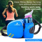 Yellow Lightweight Running Waist Pack with Stable Bottle Holder - Multi-Functional Nylon Sports Fanny Pack for Marathon, Hiking, Cycling & Climbing