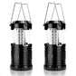 2-Pack 30LED Portable Handheld Collapsible Camping Lantern - Ultra-Bright 360° Emergency Tent Light for Hiking, Fishing & Power Outages