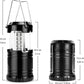 2-Pack 30LED Portable Handheld Collapsible Camping Lantern - Ultra-Bright 360° Emergency Tent Light for Hiking, Fishing & Power Outages