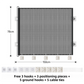 78X150CM Black Retractable Mesh Safety Gate for Pets & Babies - Scratch-Resistant Indoor/Outdoor Security Barrier, No-Drill Installation