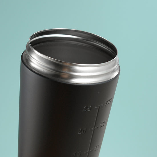 Sliver 750ML Premium Stainless Steel Protein Shaker Bottle - BPA-Free Metal Mixer Cup with Scale for Gym, Fitness & Meal Replacement