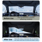 Black-Orange Magnetic Car Windshield Protector with 6 Magnets & 4 Secure Straps and Reflective Safety Strips - Durable Frost & Ice Cover for All-Weather Protection (Sun, Rain, Snow, Dust)