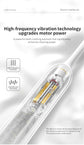 White Sonic Electric Toothbrush Kit with 5 Cleaning Modes, 8 Heads & Travel Case - Smart Timer & Quad-Pacer, Soft Double-Arc Bristles and 120-Day Long Battery Life