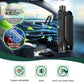 Black Cordless Dual-Turbo Car Seat Cooling Fan with Velcro Mount - Powerful 3-Speed Backrest Ventilation, Adjustable Airflow Angle & Hair-Safe Design