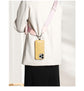 Blue Versatile Crossbody Phone Lanyard with Detachable Mini Pouch - Twill Webbing  Wristlet & Neck Strap