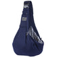 Dark Blue Lightweight Breathable Pet Crossbody Bag with Adjustable Padded  Strap & Reversible Double-Sided Design