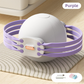 Purple 3-Level Resistance Pelvic Floor & Inner Thigh Trainer - Multi-Function Kegel Exercise Set with 25cm Yoga Ball & 3-Pair Resistance Rope