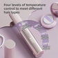 Pink 2-in-1 Wireless Hair Styler with 4 Temperature Settings, Dual Anti-Scalding & Cap - 3D Ceramic Heating Brush with Essential Oil Coating