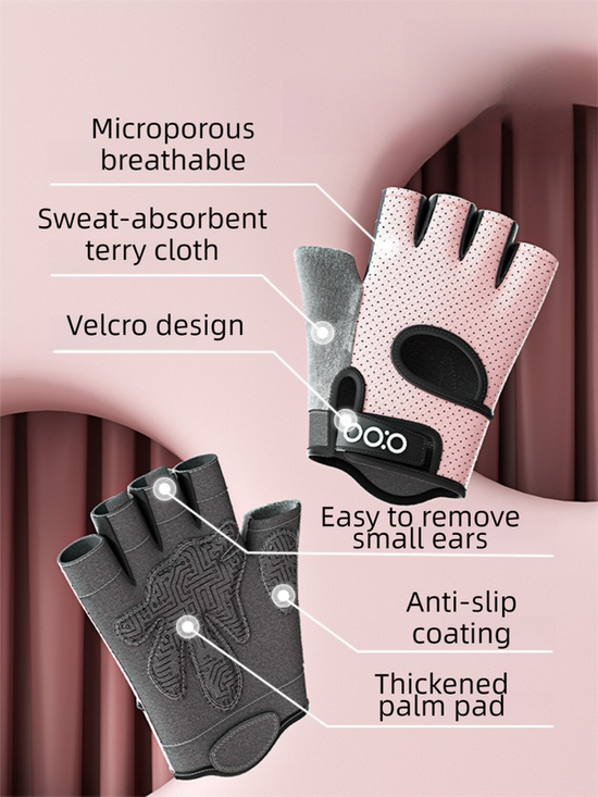 Black Heavy-Duty Unisex Gym Training Gloves with Integrated Wrist Support - Breathable Anti-Callus and Anti-Slip Weightlifting & Pull-Up Guards (Size L)