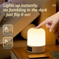 Smart Digital Clock Night Light - Touch Dimmable Bedside Lamp & Sleep Aid for Nursery, Feeding & Bedroom (K2021)