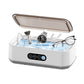 X81 White Ultrasonic Jewelry & Eyeglass Deep Cleaner with Cloth - Touch Control & 3-Level Intelligent Timers and Large 650ml Stainless Steel Tank