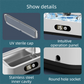 X81 Black Ultrasonic Jewelry & Eyeglass Deep Cleaner with Cloth - Touch Control & 3-Level Intelligent Timers and Large 650ml Stainless Steel Tank