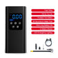 Wireless Rechargeable Tire Inflator with 4 Inflation Modes & 5 Inflatable Parts - Real-Time LCD Precision Gauge, Auto-Stop & Emergency LED Light(2-Cell)
