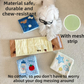 Soft Plush Interactive Sniffing Wallet with Hidden Treat Pockets (Style 3) - Squeaky Enrichment & Boredom Buster for Dog