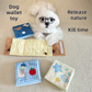Soft Plush Interactive Sniffing Wallet with Hidden Treat Pockets (Style 4) - Squeaky Enrichment & Boredom Buster for Dog