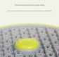 Blue Interactive Pet Slow Feeder & 3D Textured Oral Cleanner - 3-in-1 Mounting Durable TPR Lick Mat for Dogs & Cats