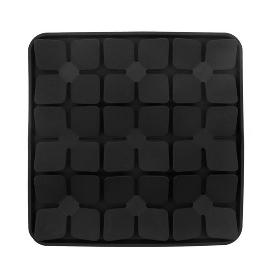 Black Food-Grade Silicone Pet Lick Mat for Perfect Distraction - 3D Textured Slow Feeder & Dental-Cleanner with Powerful Suction