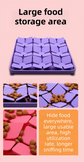Purple Food-Grade Silicone Pet Lick Mat for Perfect Distraction - 3D Textured Slow Feeder & Dental-Cleanner with Powerful Suction