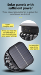 Black Dual Turbo Fan Sun Hat with Square Solar Panel & TypeC Interface - Waterproof 14cm Wide-Brim Cooling Hat for Outdoor Fishing Hiking Camping