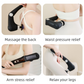 Black-Rosegold Foldable Percussion Massage Gun with Hot Cold Compress & 10 Heads - 9 Speed Levels and High Frequency Vibration Full Body Muscle Relaxer