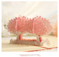 3D Handcrafted Cherry Blossom Pop-Up Greeting Card - Handwritten Paper Sculpture Card for Valentine&