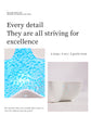 7-Colors Rechargeable Starfish Water Ripple Projection Lamp - Brightness Adjustable Ocean Ambiance Night Light
