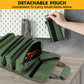 Khaki Heavy-Duty Oxford Cloth Roll-Up Tool Organizer - Detachable Multi-Purpose Utility Bag for Mechanics, Electricians & Outdoors
