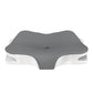 Grey Breathable Butterfly Contoured Memory Foam Pillow - Dual-Height Orthopedic Neck Pillow with 5-Zone Cervical Support