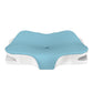 Blue Breathable Butterfly Contoured Memory Foam Pillow - Dual-Height Orthopedic Neck Pillow with 5-Zone Cervical Support