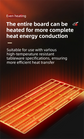 Blue 65x38CM Roll-Up Food Warming Silicone Mat with Precise Temprature Control & 240W High Power - Waterproof and Oilproof Thermal Table Pad