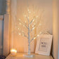 24 LEDS Birch Tree Lamp with Bendable Branches Style - Warm White Romantic Decorative Night Light Decor