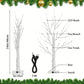 144 LEDS Birch Tree Lamp with Bendable Branches Style - Warm White Romantic Decorative Night Light Decor