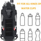 Green Adjustable Tactical Water Bottle Pouch - Multi-Functional MOLLE Compatible Accessory Bag for Hiking & Outdoor Survival