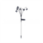 Solar Retro Hexagonal Palace Ground Plug Light with 6 LED Warm Glow - In/Outdoor Garden Pathway Landscape and Lawn Lamp