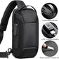Camouflage Lightweight Anti-Theft Tactical Chest Bag - Waterproof Security Sling Bag with 3-Digit Password Lock & Smart USB Charging Port