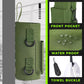Green Magnetic Gym Water Bottle Pouch & Towel Clip with 6 High-Strength Magnets and Adjustable Strap - Fits 18oz to 40oz