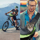 Green Hands-Free Pet Chest Carrier - Breathable Mesh Crossbody Bag for Dogs & Cats within 2.5KG