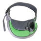 Green Hands-Free Pet Chest Carrier - Breathable Mesh Crossbody Bag for Dogs & Cats within 5KG