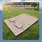 Grey Multi-Chamber Car Inflatable Air Mattress with Electric Pump, Storage Bag & Pillows for Universal Trunk Sleeping and Camping (174 x 126 CM)