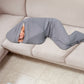 Soft Fleece Wearable Shark Sleeping Bag - Thickened Anti-Kick Warm Onesie and Mobile Sleep Cabin for Adults (L 185*50CM)