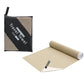 40×80CM and 76×152CM Ultra-Fine Microfiber Double-Sided Fleece Towel Set - Rapid Drying Travel & Fitness Essentials (Khaki Pink)