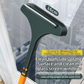 2-Pack 2-in-1 Professional Window Screen Brush & Glass Cleaner - Detachable Long-Handle Squeegee & Scrubber (White Green)