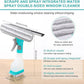 4-in-1 Versatile Window Cleaning Kit - All-in-One Spray, Squeegee, Brush, and Plush Scrubber