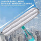 4-in-1 Versatile Window Cleaning Kit (2 Pack) - All-in-One Spray, Squeegee, Brush, and Plush Scrubber