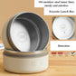 2-Pack Beige 304 Stainless Steel Microwave-Safe Lunch Box Set - Stackable Insulated Bento Containers for Office & School